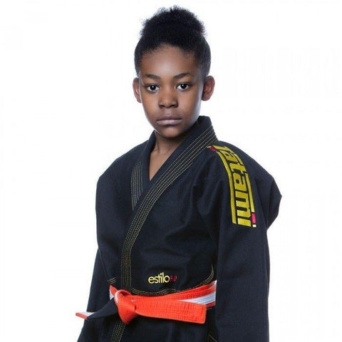 TATAMI KIDS BLACK & YELLOW ESTILO 5.0 PREMIER BJJ GI BRAZILIAN JIU-JITSU