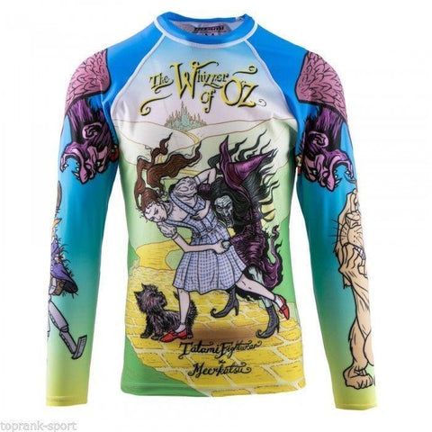 TATAMI KIDS MEERKATSU WHIZZER OF OZ RASH GUARD- MMA  BJJ JIU-JITSU