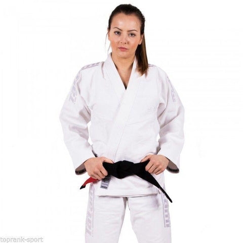 TATAMI LADIES ESTILO 5.0 PREMIER BJJ GI - WHITE & WHITE BRAZILIAN JIU-JITSU