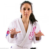 TATAMI LADIES FEMALE  LOTUS BJJ GI - WHITE GRAPPLING JIU JITSU