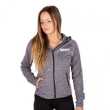 TATAMI LADIES GREY ZIP UP TRACK JACKET - BJJ MMA