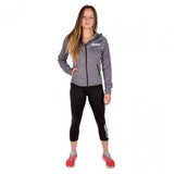 TATAMI LADIES GREY ZIP UP TRACK JACKET - BJJ MMA