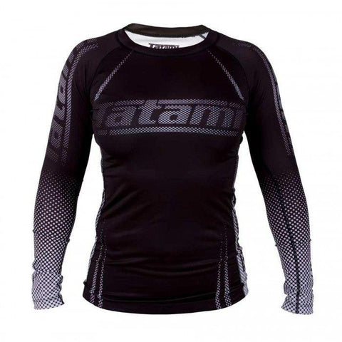 TATAMI LADIES IBJJF RANK LONG SLEEVE RASH GUARD WHITE - BJJ MMA