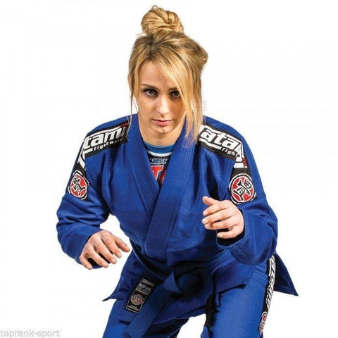 TATAMI LADIES NOVA 2015 BJJ GI - BLUE - FREE WHITE BELT BRAZILIAN Jiu Jitsu