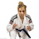 TATAMI LADIES NOVA 2015 BJJ GI - WHITE - FREE WHITE BELT BRAZILIAN Jiu Jitsu