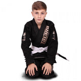 TATAMI MEERKATSU KIDS ANIMAL GI - BLACK BRAZILIAN JIU-JITSU