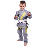 TATAMI MEERKATSU KIDS ANIMAL GI - GREY BRAZILIAN JIU-JITSU