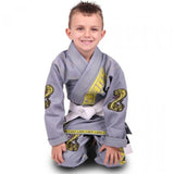 TATAMI MEERKATSU KIDS ANIMAL GI - GREY BRAZILIAN JIU-JITSU