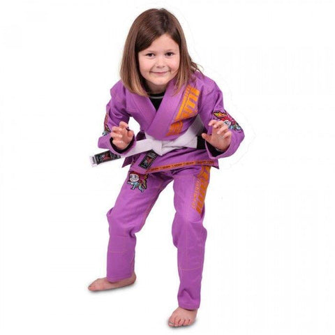 TATAMI MEERKATSU KIDS ANIMAL GI - PURPLE GI JIU-JITSU