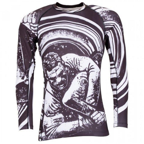 TATAMI MENS GRAPPLERS COLLECTIVE KIMURA RASH GUARD- MMA BJJ