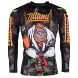 TATAMI MENS HANG LOOSE ORANGUTANG Rash Guard Long sleeve - Jiu Jitsu BJJ MMA