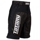 TATAMI MENS MULTI FLEX BLACK IBJJF SHORTS BJJ MMA