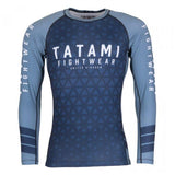 Tatami MENS NAVY PRISM RASH GUARD- MMA BJJ Jiu Jitsu Training Sparring