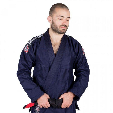 TATAMI MENS NOVA 2015 BJJ GI - NAVY - FREE WHITE BELT JIU-JITSU