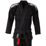 TATAMI MENS NOVA + PLUS BJJ GI BLACK FREE WHITE BELT - Brazilian Jiu Jitsu Suit