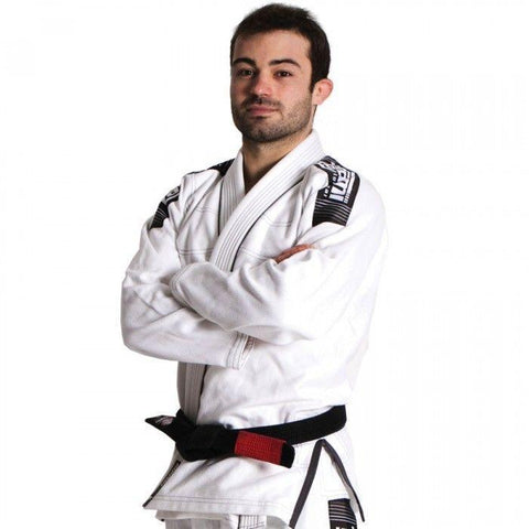 TATAMI MENS NOVA + PLUS BJJ GI - WHITE FREE WHITE BELT -Brazilian Jiu Jitsu Suit