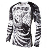 TATAMI PHOENIX RISING RASH GUARD Long sleeve Jiu jitsu MMA BJJ