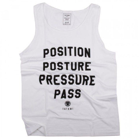 TATAMI PRESSURE PASS VEST - WHITE Jiu Jitsu MMA BJJ Mens Adults