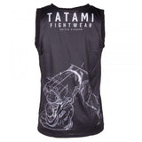 TATAMI TANK JERSEY - BLACK GRAPPLING DIVISION VEST JIU JITSU VEST - Adults Mens