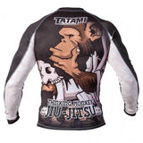 TATAMI THINKER MONKEY RASH GUARD Long Sleeve Jiu JItsu MMA BJJ - Adults