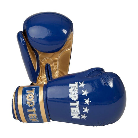 TOP TEN CHAMPION BOXING GLOVES BLUE Sparring Boxing Gloves Training