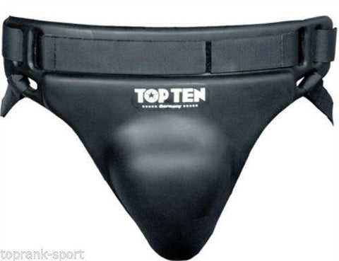 Top Ten Groin Guard - Black Protection Gym Training Sparring