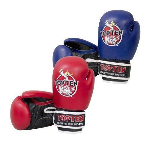 TOP TEN KIDS GENERATION 8OZ BOXING GLOVES Blue Red Black