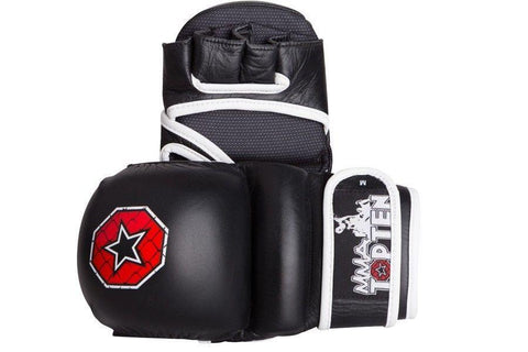 Top Ten MMA Striking Sparring Training Gloves Black GYM