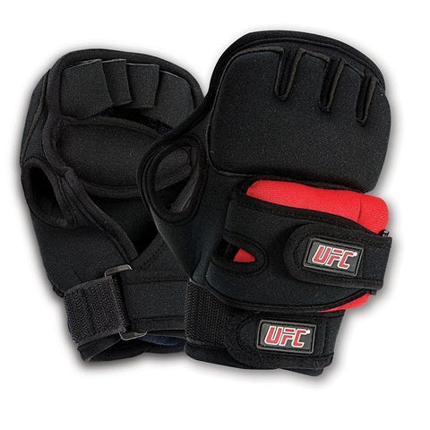 UFC WEIGHTED ADULT GLOVES BLACK Sparring Gym MMA