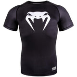 VENUM CONTENDER 3.0 S/S COMPRESSION T-SHIRT BLACK/GREY-MMA Bjj muay thai