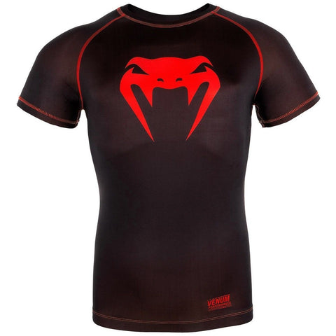 VENUM CONTENDER 3.0 S/S COMPRESSION T-SHIRT BLACK/RED-MMA Bjj