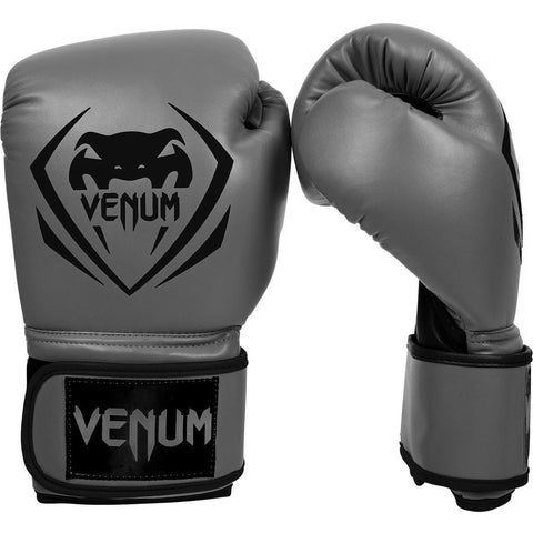 VENUM CONTENDER BOXING GLOVES GREY - MMA BJJ Sparing