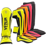 VENUM ELITE NEON THAI SHIN GUARDS - MMA Bjj Training Sparring