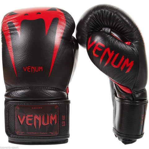 VENUM GIANT 3.0 BOXING GLOVES BLACK/RED - MMA Bjj Training Sparring