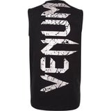 VENUM GIANT MENS MMA TANK TOP VEST BLACK/WHITE - Adults