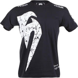 VENUM GIANT MENS T SHIRT BLACK/WHITE MMA BJJ Training Sparring