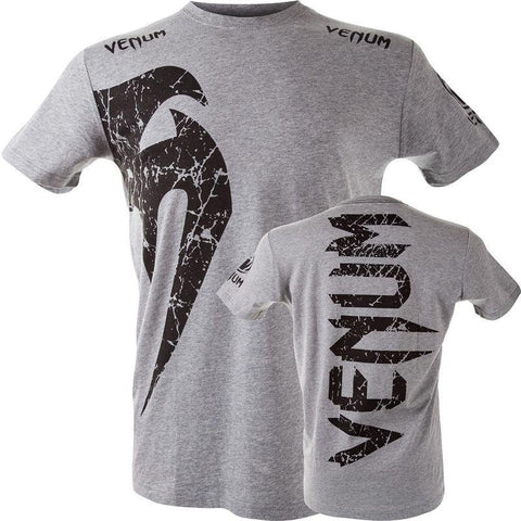 VENUM GIANT T SHIRT GREY - MMA BJJ Training Sparring