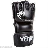 VENUM IMPACT ADULT MMA FIGHT GLOVES BLACK- MMA Bjj Training Sparring