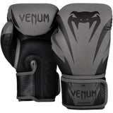 VENUM IMPACT BOXING GLOVES GREY/BLACK MMA Bjj Training Sparring