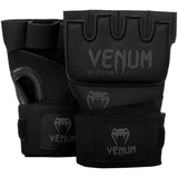 VENUM KONTACT GEL WRAP GLOVES BLACK/BLACK - MMA BOXING