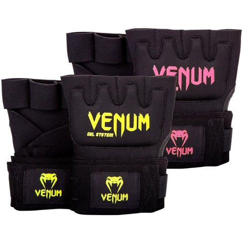 VENUM KONTACT GEL WRAP GLOVES MMA SPARRING GYM TRAINING.