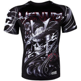 VENUM SAMURAI SKULL SHORT SLEEVE RASHGUARD - MMA Bjj muay thai Training Sparring