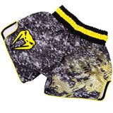 VENUM TRAMO MUAY THAI SHORTS BLACK/YELLOW