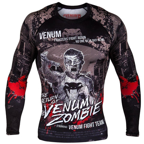 VENUM ZOMBIE RETURN LONG SLEEVE RASHGUARD - MMA Bjj muay thai Training Sparring